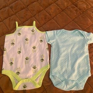 0-3 months onesies baby girl